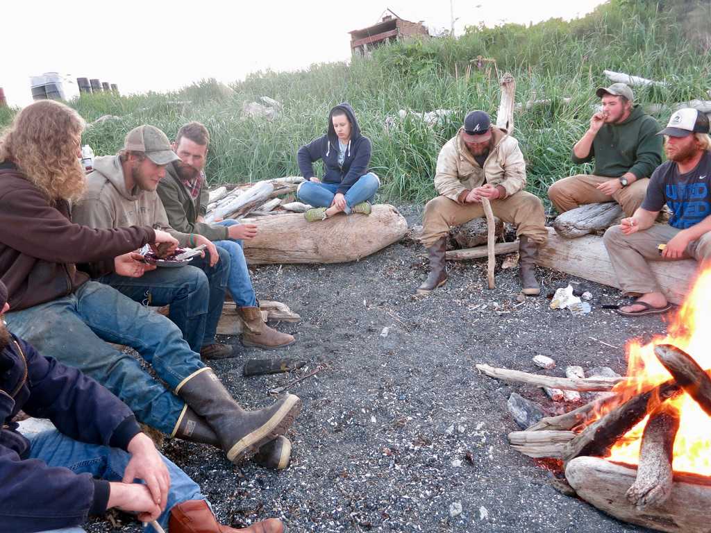 Campfire on the Beach